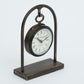 Handcrafted Metal Desk Top Clock – Bronze Finish | Elegant Timepiece for Your Workspace