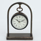 Handcrafted Metal Desk Top Clock – Bronze Finish | Elegant Timepiece for Your Workspace